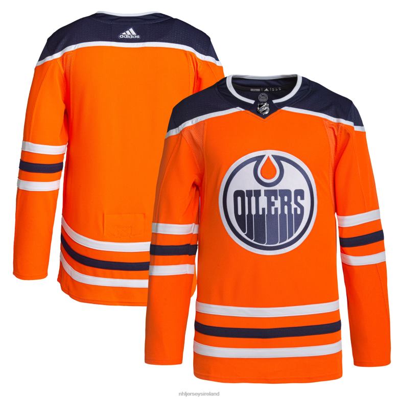 NHL Men Edmonton Oilers Adidas Orange Home Authentic Pro Jersey D002V1782 Clothing