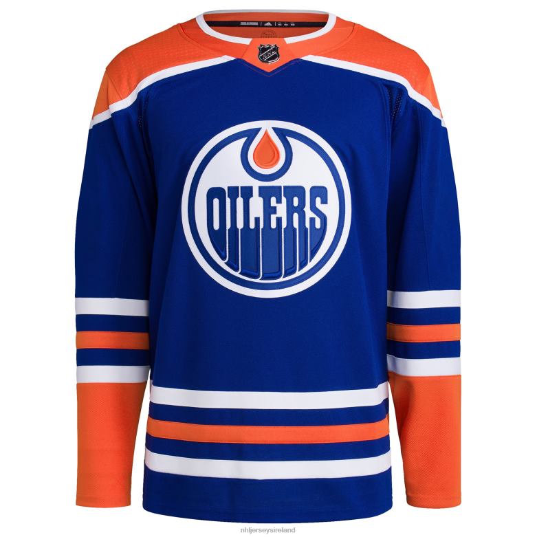 NHL Men Edmonton Oilers Adidas Royal Home Primegreen Authentic Pro Blank Jersey D002V1270 Clothing