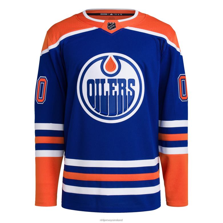 NHL Men Edmonton Oilers Adidas Royal Home Primegreen Authentic Pro Custom Jersey D002V2010 Clothing