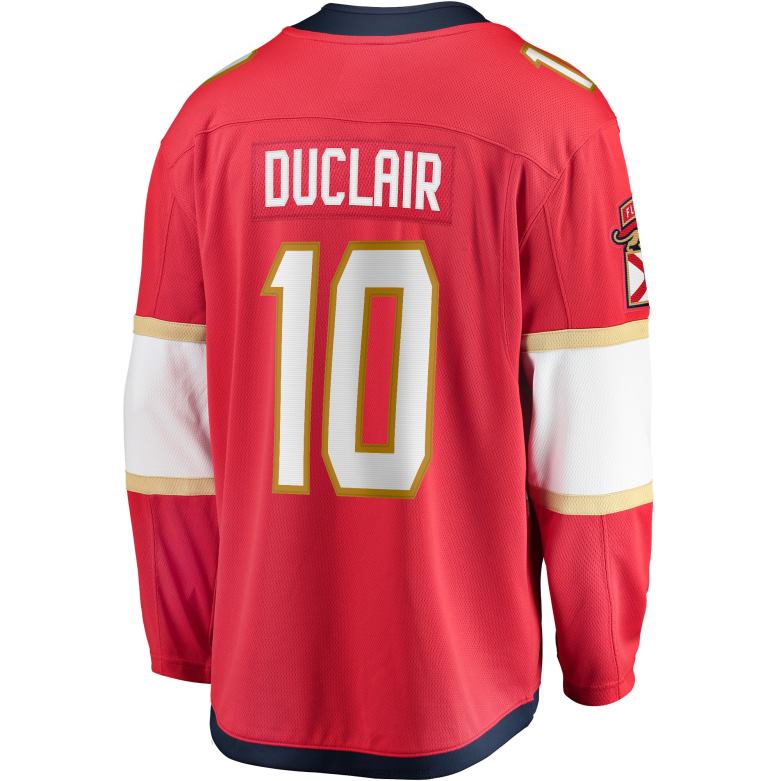 NHL Men Florida Panthers Anthony Duclair Fanatics Branded Red Breakaway Player Jersey D002V1750 Clothing