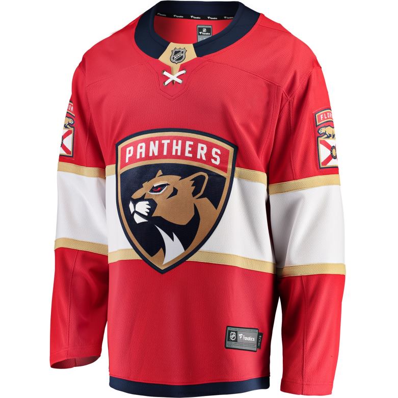 NHL Men Florida Panthers Fanatics Branded Red Breakaway Home Jersey D002V394 Clothing