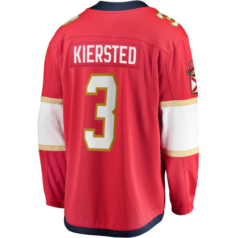 NHL Men Florida Panthers Matt Kiersted Fanatics Branded Red Home Team Breakaway Player Jersey D002V1827 Clothing