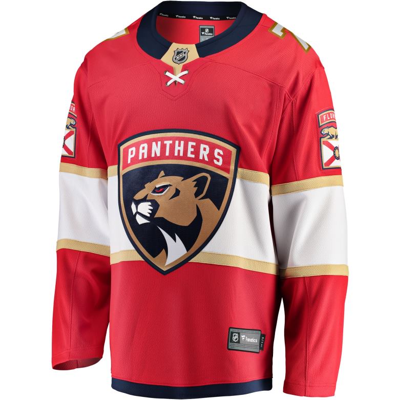 NHL Men Florida Panthers Radko Gudas Fanatics Branded Red Home Breakaway Jersey D002V746 Clothing