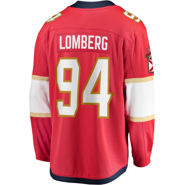 NHL Men Florida Panthers Ryan Lomberg Fanatics Branded Red Home Breakaway Player Jersey D002V2323 Clothing