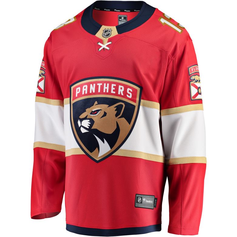NHL Men Florida Panthers Sam Reinhart Fanatics Branded Red Breakaway Player Jersey D002V1444 Clothing