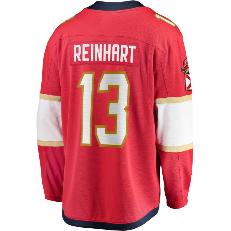 NHL Men Florida Panthers Sam Reinhart Fanatics Branded Red Breakaway Player Jersey D002V1444 Clothing