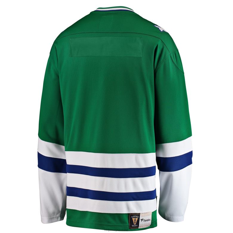 NHL Men Hartford Whalers Fanatics Branded Green Premier Breakaway Heritage Blank Jersey D002V201 Clothing