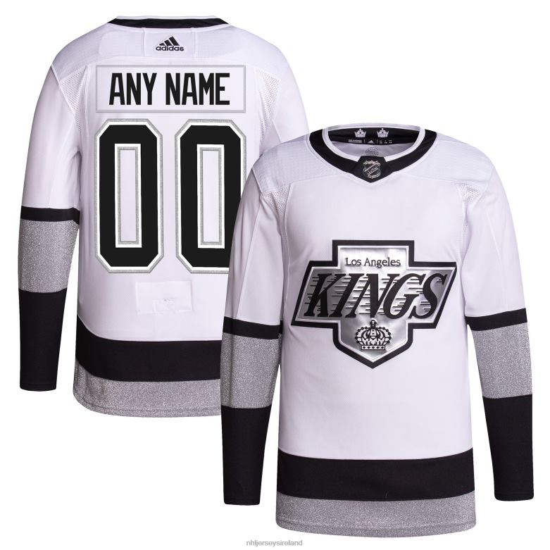 NHL Men Los Angeles Kings Adidas White 2021/22 Alternate Primegreen Authentic Pro Custom Jersey D002V2236 Clothing