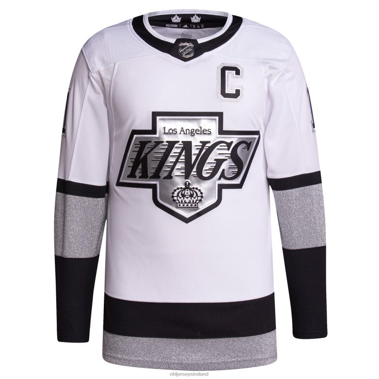 NHL Men Los Angeles Kings Anze Kopitar Adidas White 2021/22 Alternate Primegreen Authentic Pro Player Jersey D002V257 Clothing
