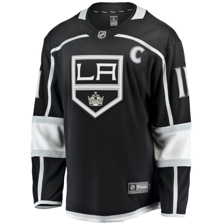 NHL Men Los Angeles Kings Anze Kopitar Fanatics Branded Black Home Premier Breakaway Player Jersey D002V21 Clothing