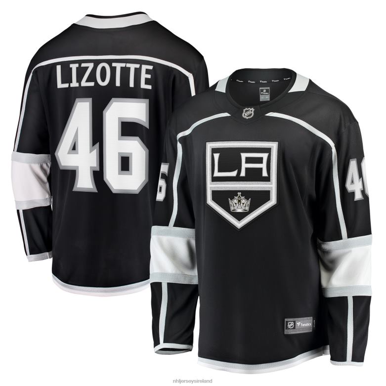 NHL Men Los Angeles Kings Blake Lizotte Fanatics Branded Black Home Breakaway Player Jersey D002V1489 Clothing