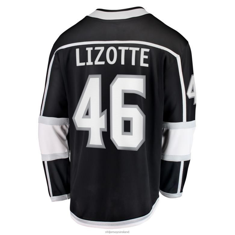 NHL Men Los Angeles Kings Blake Lizotte Fanatics Branded Black Home Breakaway Player Jersey D002V1489 Clothing