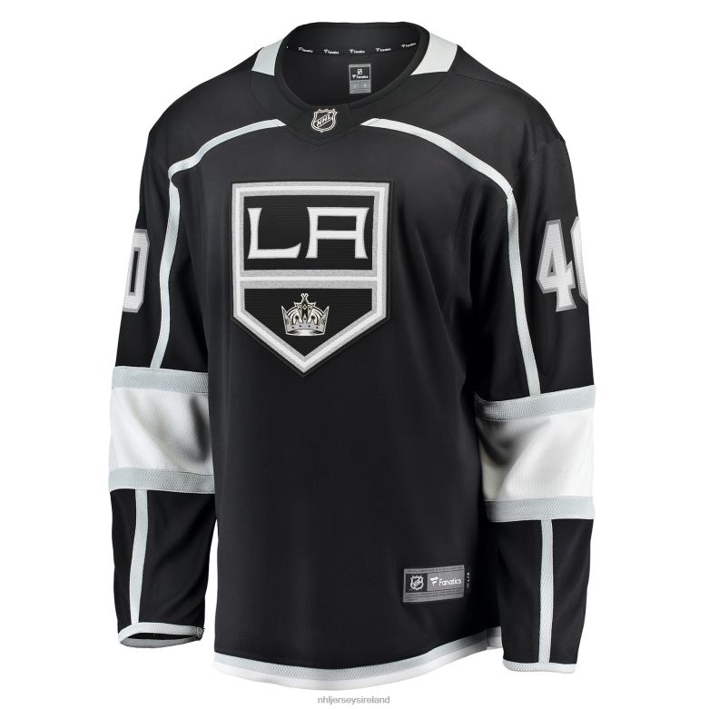 NHL Men Los Angeles Kings Cal Petersen Fanatics Branded Black Home Breakaway Player Jersey D002V1671 Clothing
