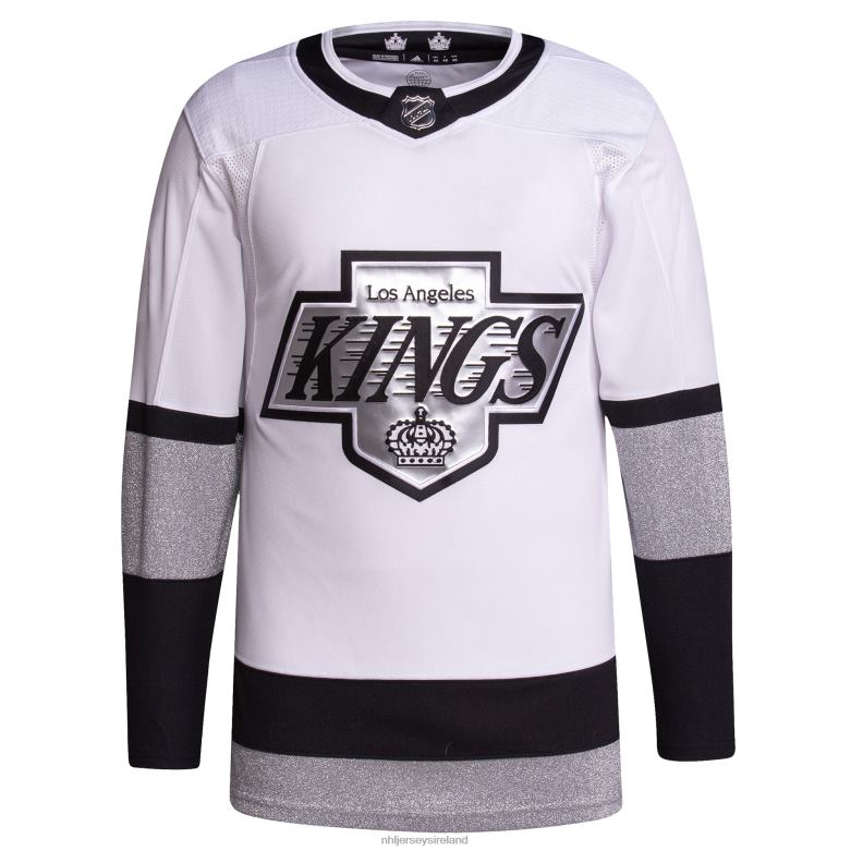 NHL Men Los Angeles Kings Drew Doughty Adidas White 2021/22 Alternate Primegreen Authentic Pro Player Jersey D002V324 Clothing