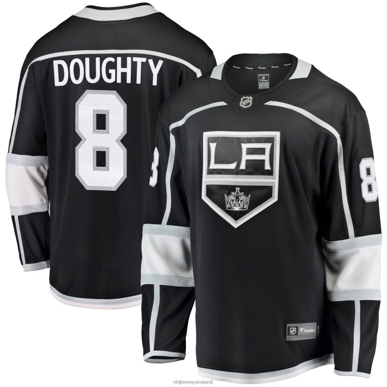 NHL Men Los Angeles Kings Drew Doughty Fanatics Branded Black Breakaway Player Jersey D002V2071 Clothing