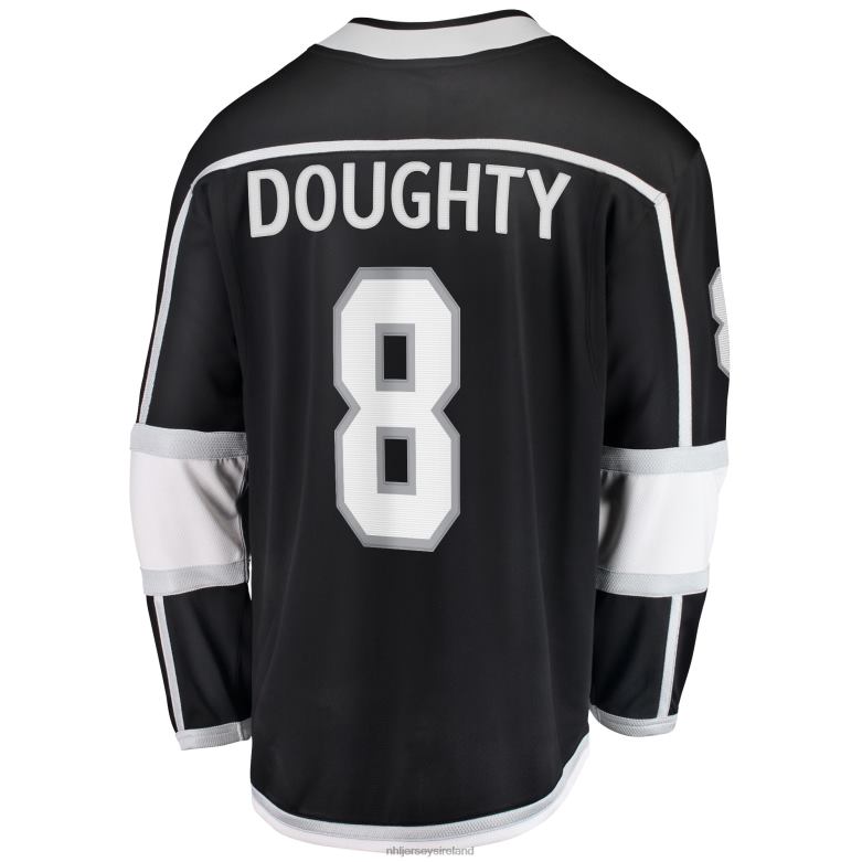 NHL Men Los Angeles Kings Drew Doughty Fanatics Branded Black Home Premier Breakaway Player Jersey D002V72 Clothing