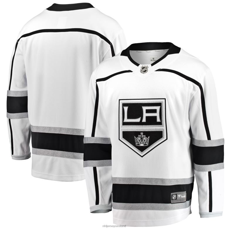 NHL Men Los Angeles Kings Fanatics Branded White Breakaway Away Jersey D002V708 Clothing