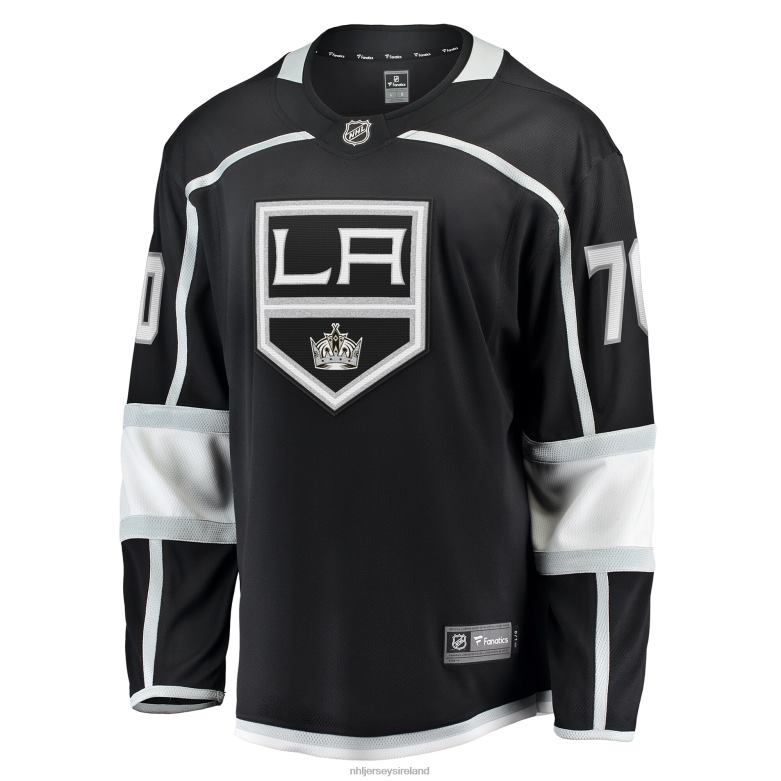 NHL Men Los Angeles Kings Joonas Korpisalo Fanatics Branded Black Home Breakaway Jersey D002V1903 Clothing