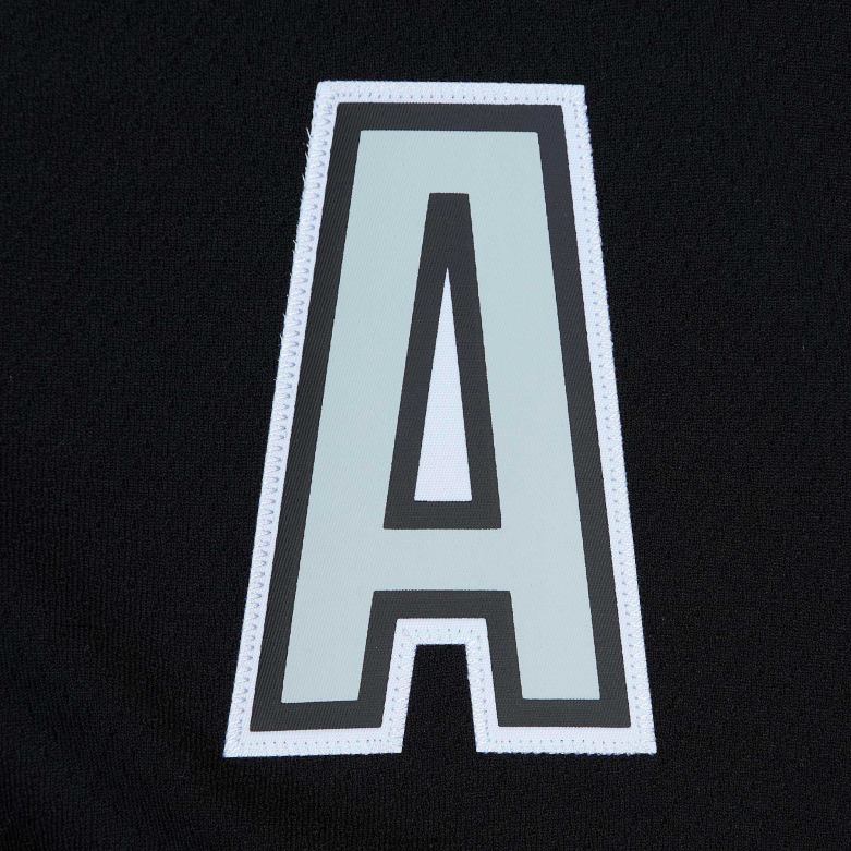 NHL Men Los Angeles Kings Luc Robitaille Mitchell  Ness Black 1992 Blue Line Player Jersey D002V564 Clothing