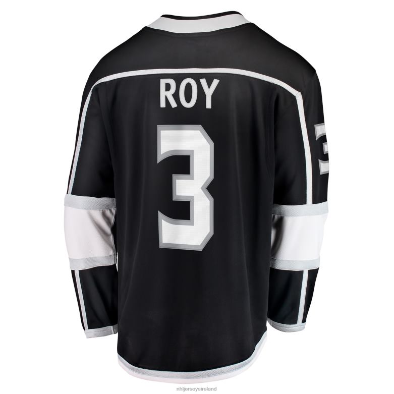 NHL Men Los Angeles Kings Matt Roy Fanatics Branded Black Home Breakaway Player Jersey D002V1858 Clothing