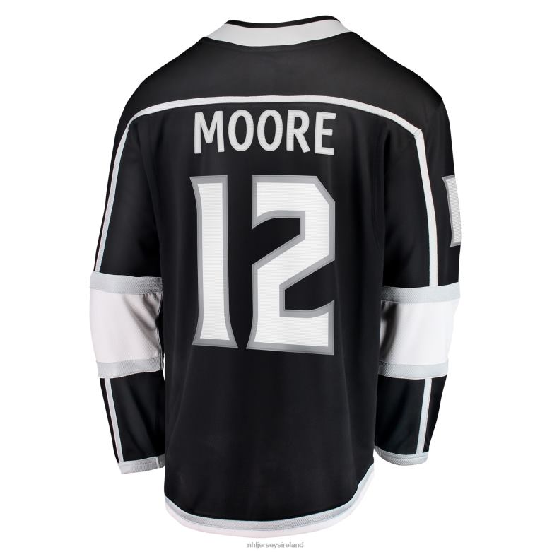 NHL Men Los Angeles Kings Trevor Moore Fanatics Branded Black Home Breakaway Player Jersey D002V1824 Clothing