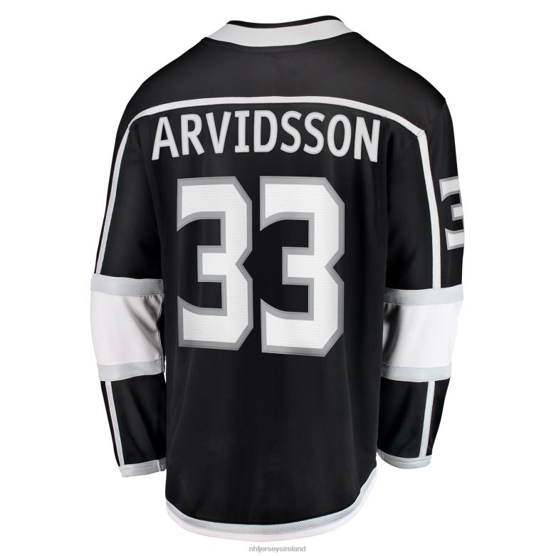 NHL Men Los Angeles Kings Viktor Arvidsson Fanatics Branded Black Home Breakaway Player Jersey D002V1300 Clothing