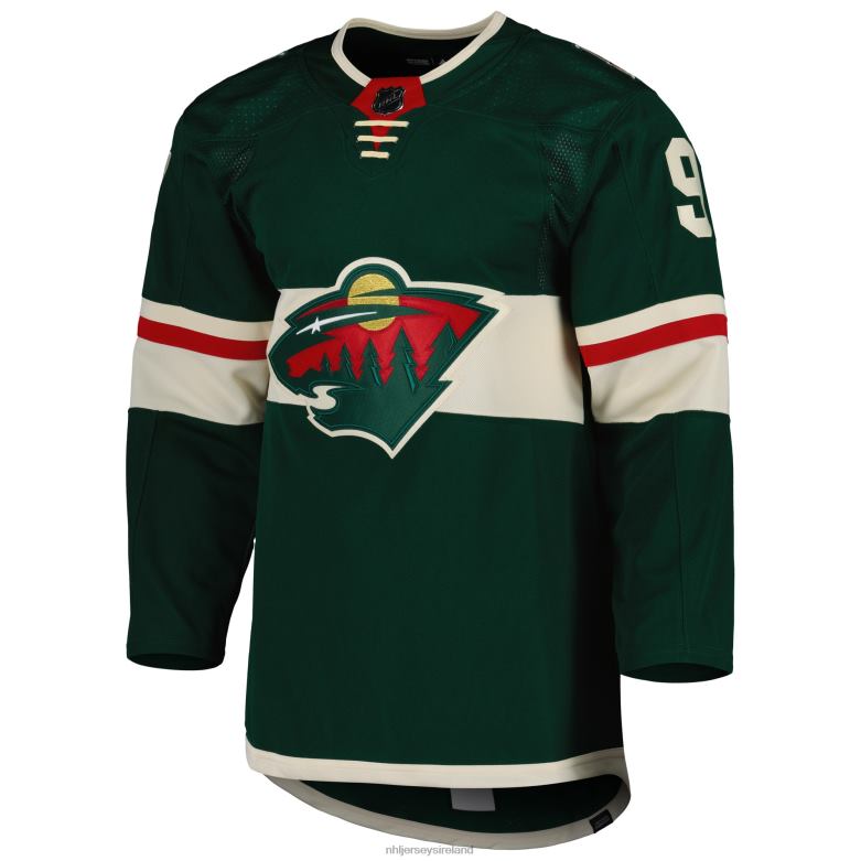 NHL Men Minnesota Wild Kirill Kaprizov Adidas Green Primegreen Authentic Pro Home Player Jersey D002V54 Clothing