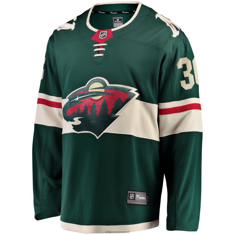 NHL Men Minnesota Wild Mats Zuccarello Fanatics Branded Green Team Color Breakaway Player Jersey D002V2164 Clothing