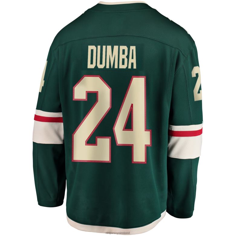 NHL Men Minnesota Wild Matt Dumba Fanatics Branded Green Breakaway Jersey D002V1425 Clothing