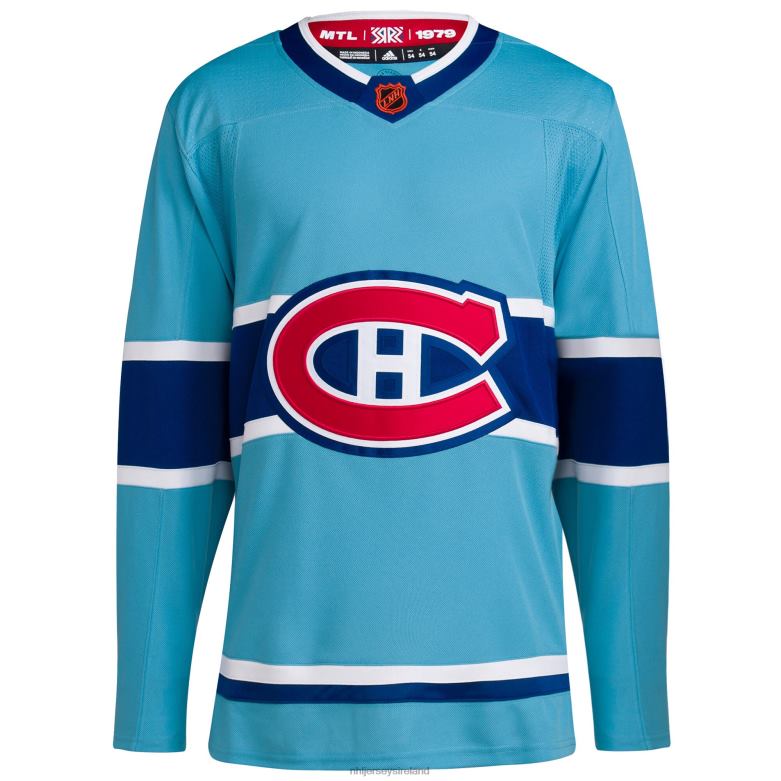 NHL Men Montreal Canadiens Adidas Light Blue Reverse Retro 20 Authentic Blank Jersey D002V509 Clothing