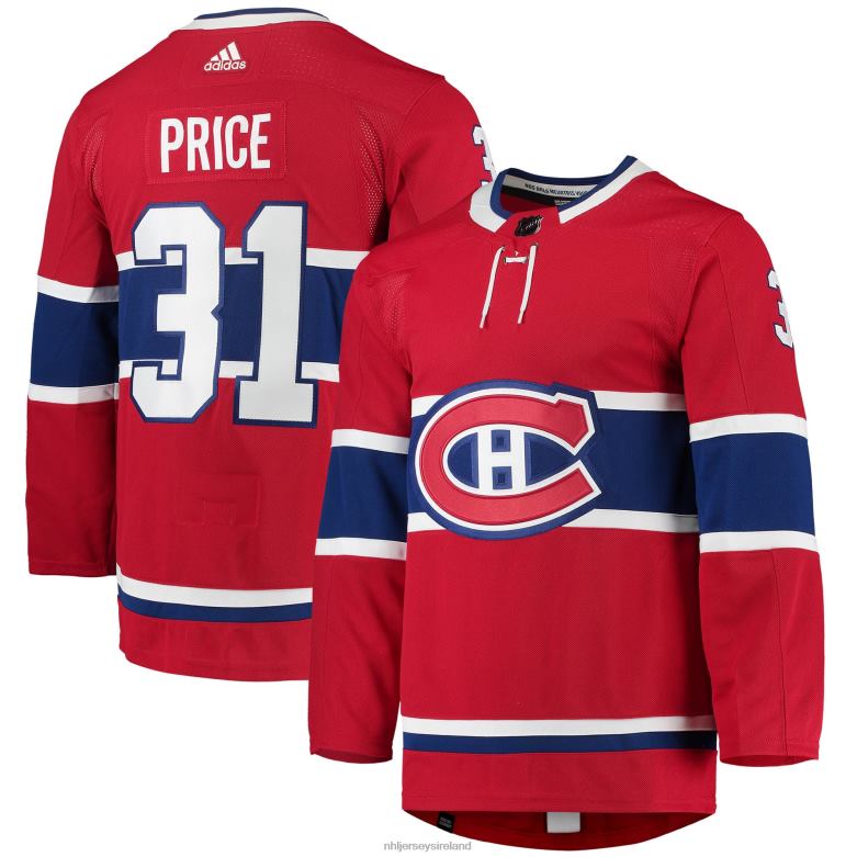 NHL Men Montreal Canadiens Carey Price Adidas Red Home Primegreen Authentic Pro Player Jersey D002V468 Clothing