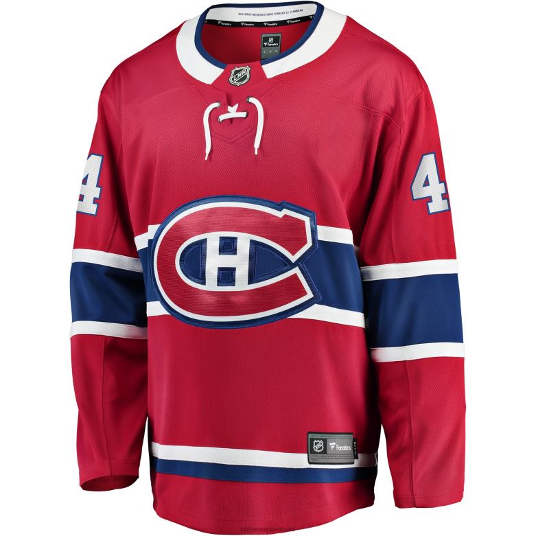 NHL Men Montreal Canadiens Joel Edmundson Fanatics Branded Red Breakaway Player Jersey D002V2212 Clothing
