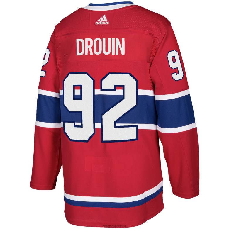 NHL Men Montreal Canadiens Jonathan Drouin Adidas Red Authentic Player Jersey D002V2037 Clothing
