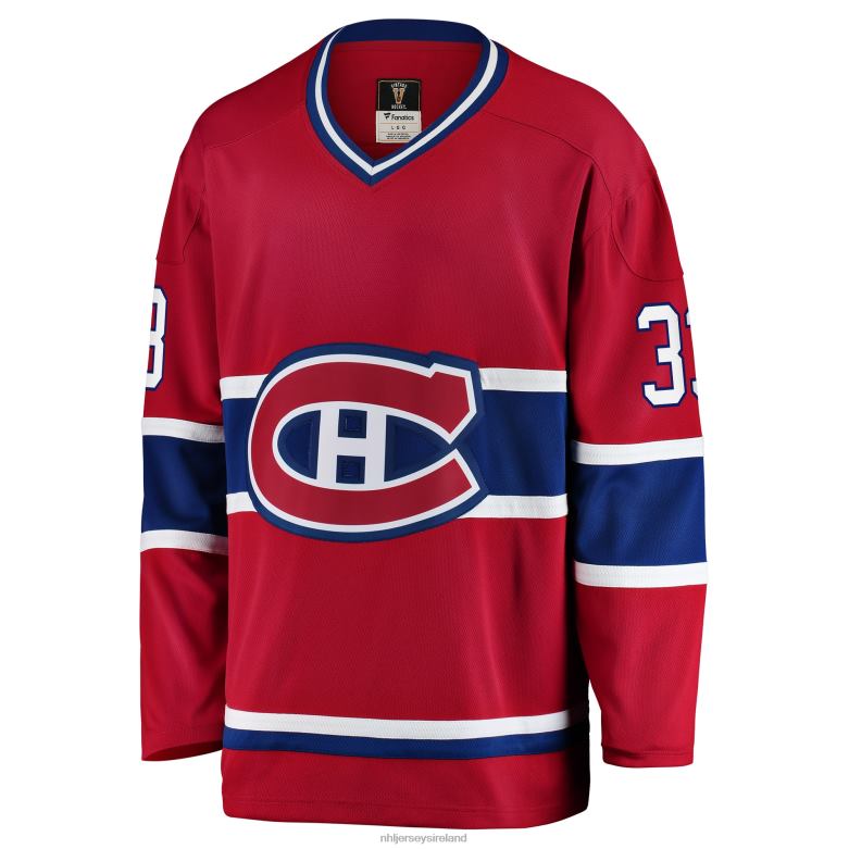 NHL Men Montreal Canadiens Patrick Roy Fanatics Branded Red Premier Breakaway Retired Player Jersey D002V693 Clothing