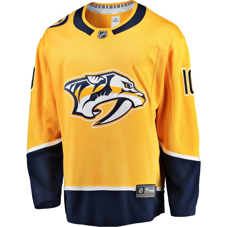 NHL Men Nashville Predators Colton Sissons Fanatics Branded Gold Breakaway Player Jersey D002V1581 Clothing