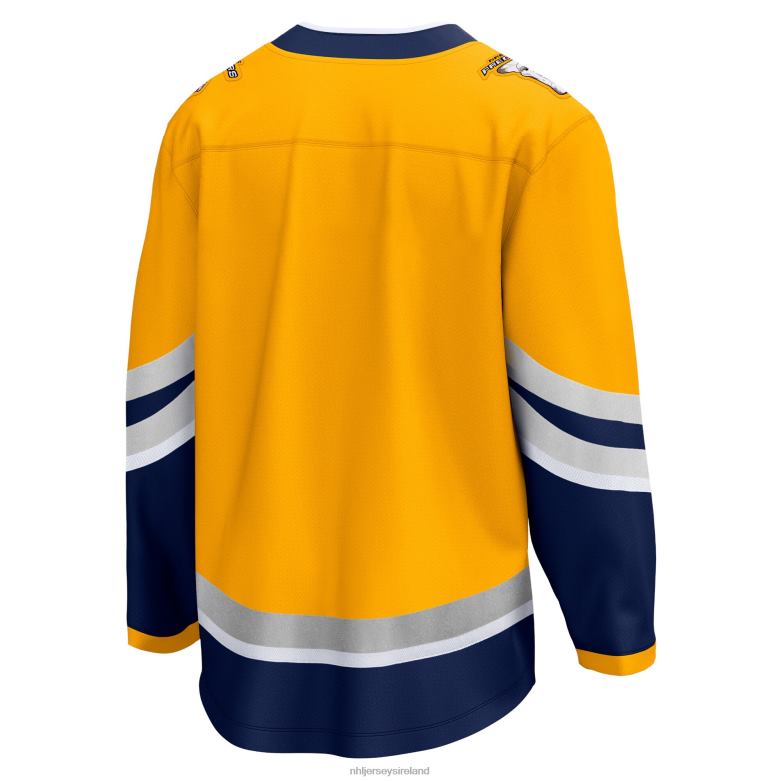 NHL Men Nashville Predators Fanatics Branded Yellow Special Edition 20 Breakaway Blank Jersey D002V1192 Clothing