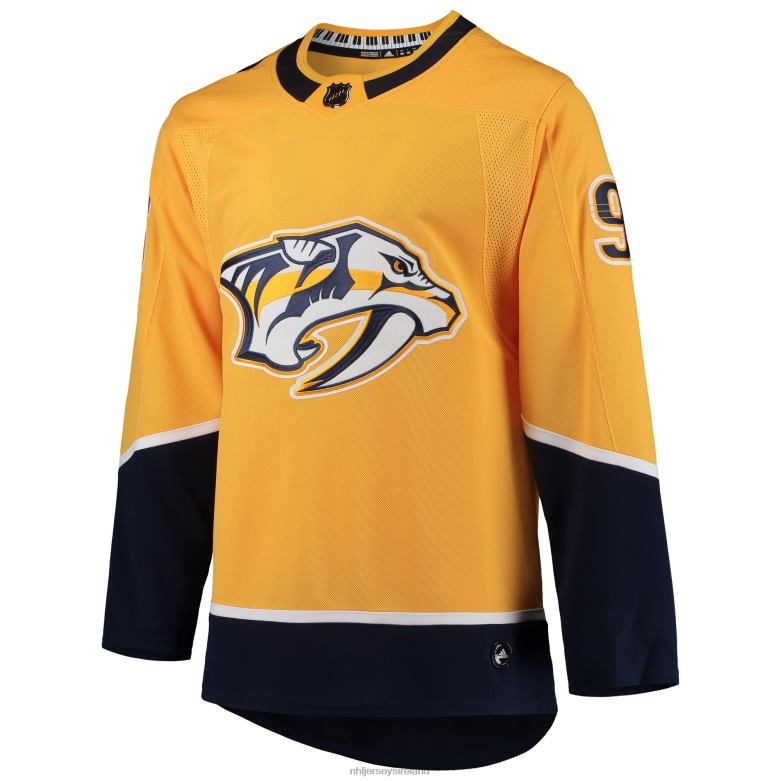 NHL Men Nashville Predators Matt Duchene Adidas Gold Home Authentic Player Jersey D002V1163 Clothing
