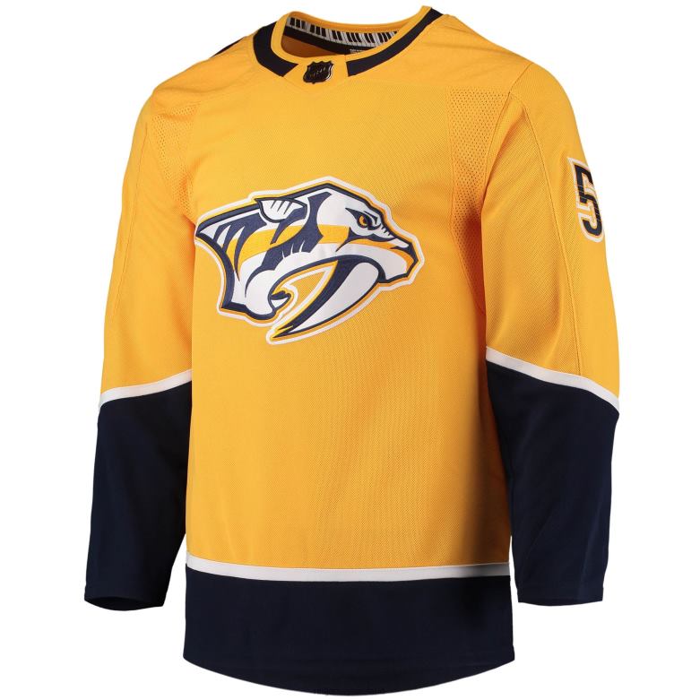 NHL Men Nashville Predators Roman Josi Adidas Gold Home Primegreen Authentic Pro Player Jersey D002V1404 Clothing