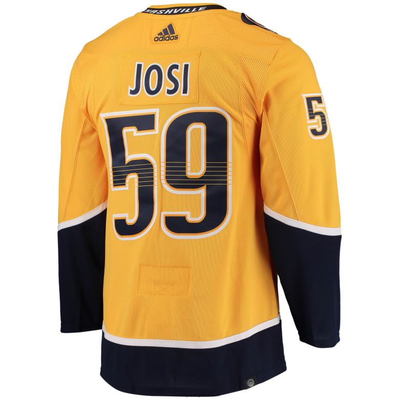 NHL Men Nashville Predators Roman Josi Adidas Gold Home Primegreen Authentic Pro Player Jersey D002V1404 Clothing