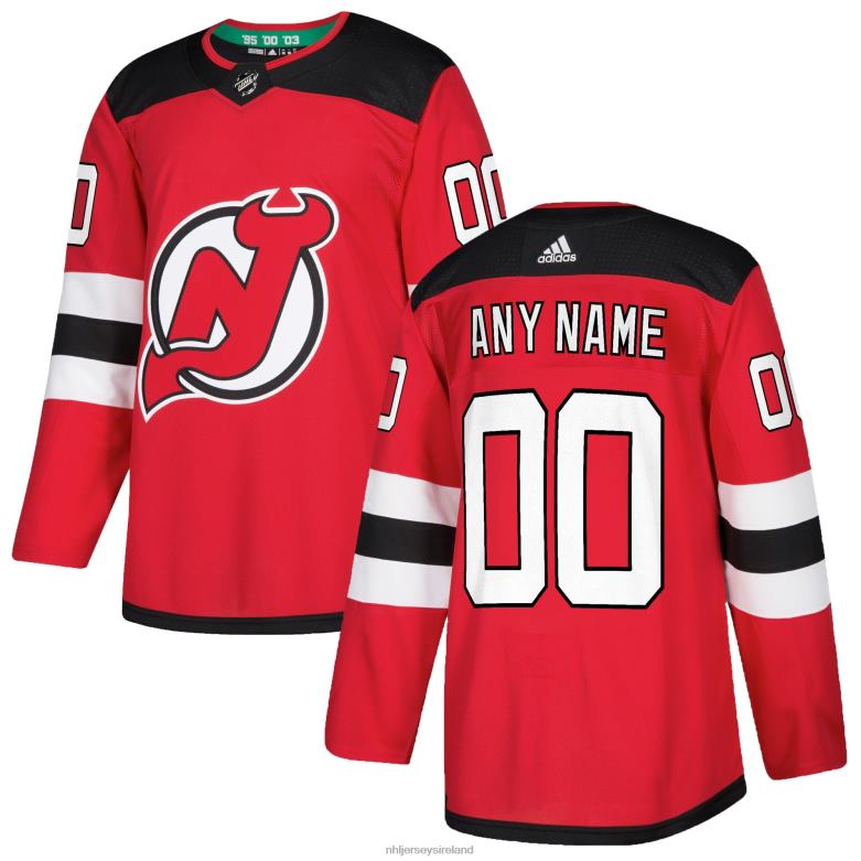 NHL Men New Jersey Devils Adidas Red Authentic Custom Jersey D002V294 Clothing