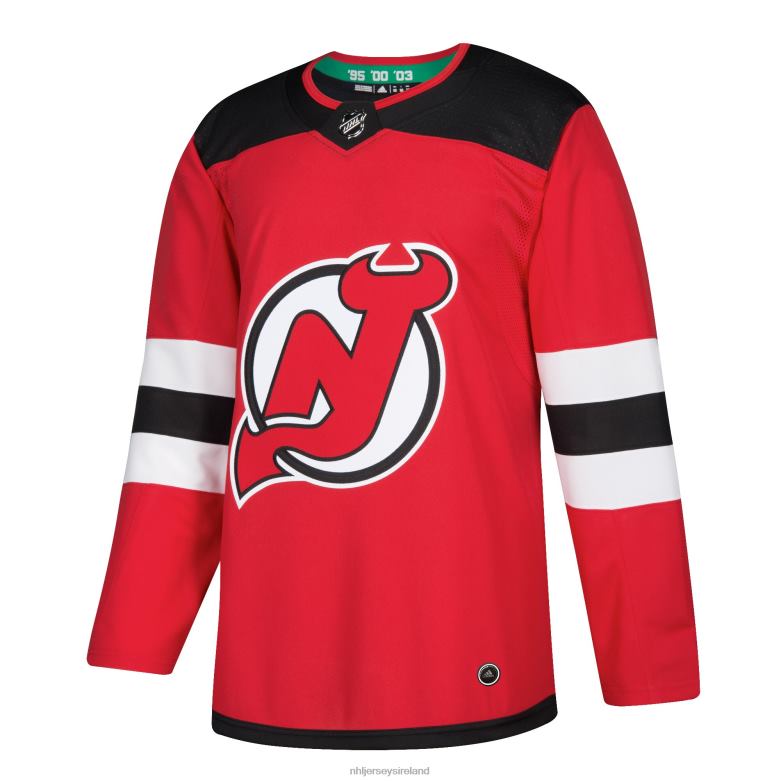 NHL Men New Jersey Devils Adidas Red Home Authentic Blank Jersey D002V1061 Clothing