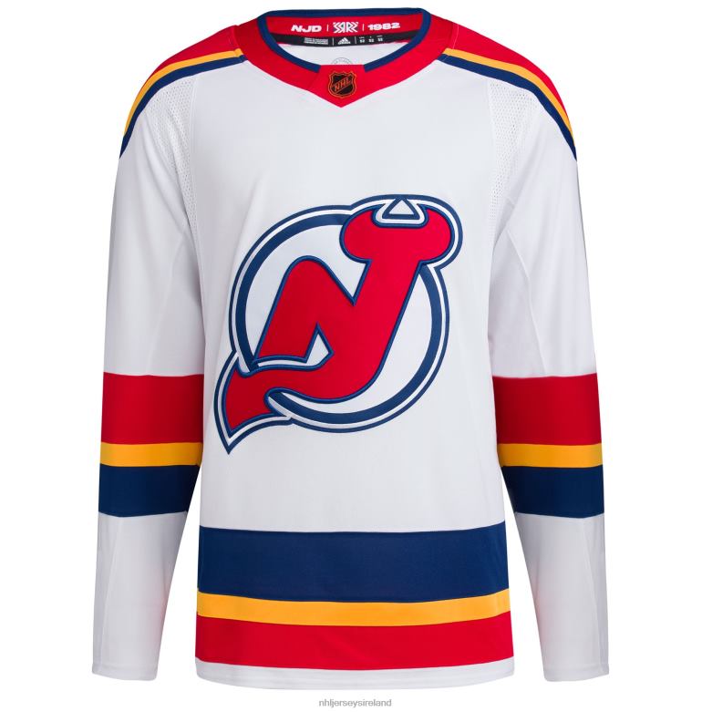 NHL Men New Jersey Devils Adidas White Reverse Retro 20 Authentic Blank Jersey D002V510 Clothing