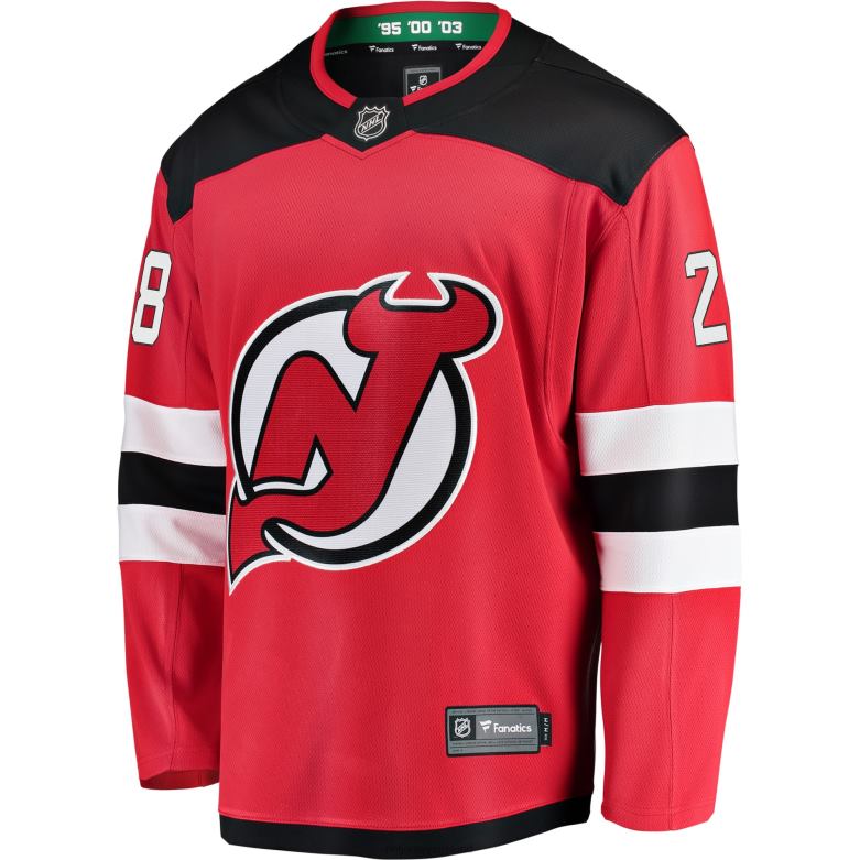 NHL Men New Jersey Devils Damon Severson Fanatics Branded Red Home Breakaway Player Jersey D002V1575 Clothing