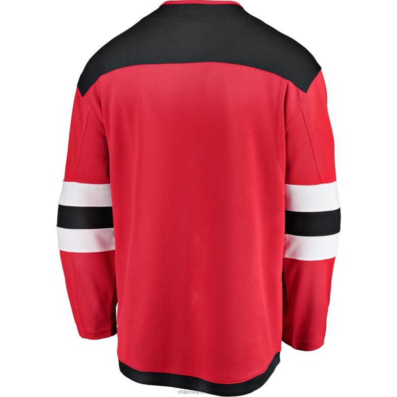 NHL Men New Jersey Devils Fanatics Branded Red Breakaway Home Jersey D002V214 Clothing
