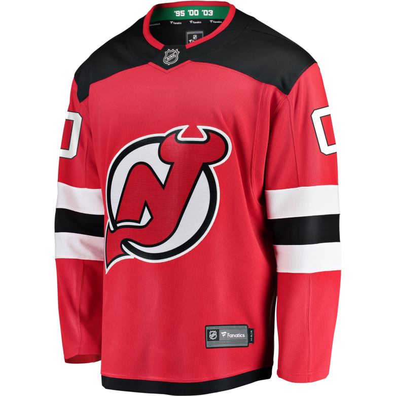 NHL Men New Jersey Devils Fanatics Branded Red Home Breakaway Custom Jersey D002V251 Clothing