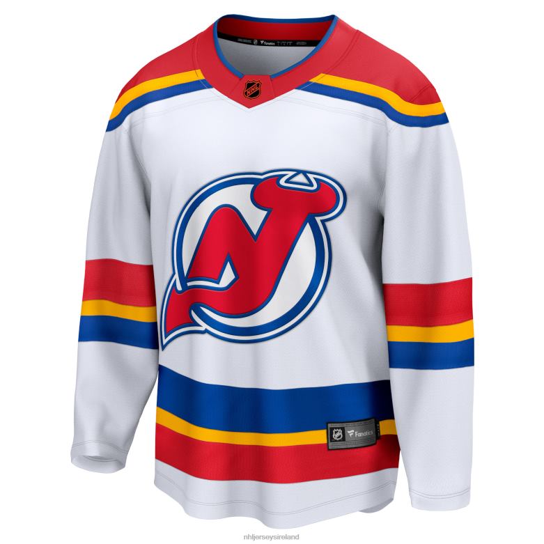 NHL Men New Jersey Devils Fanatics Branded White Special Edition 20 Breakaway Blank Jersey D002V766 Clothing