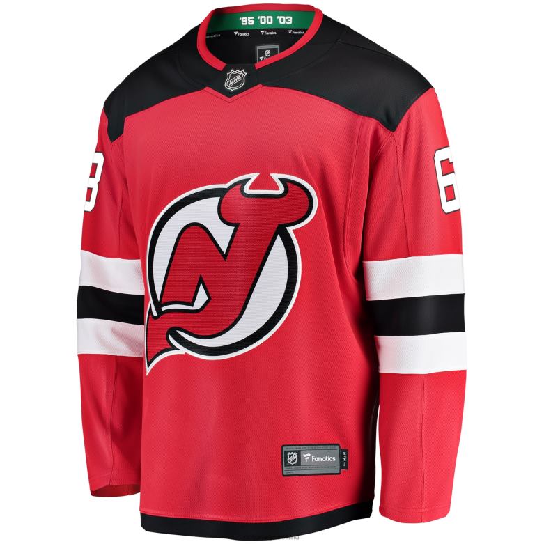 NHL Men New Jersey Devils Jesper Bratt Fanatics Branded Red Home Breakaway Player Jersey D002V808 Clothing