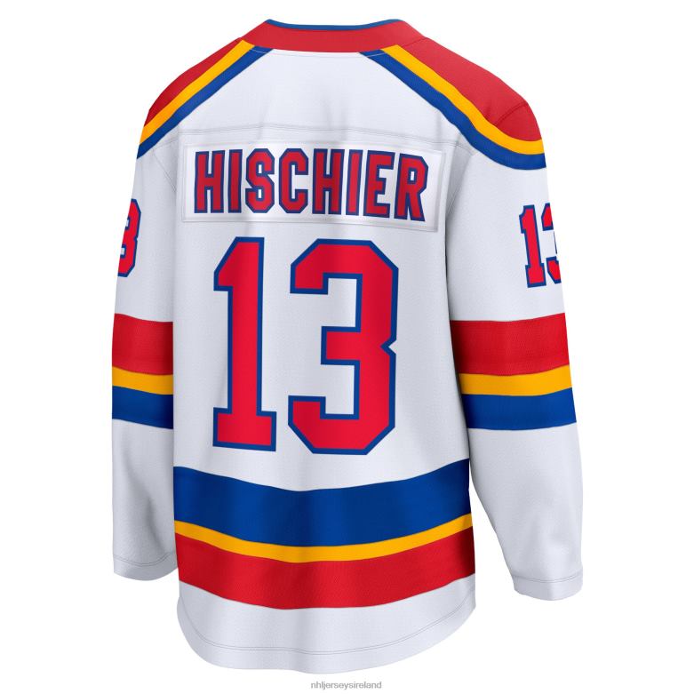 NHL Men New Jersey Devils Nico Hischier Fanatics Branded White Special Edition 20 Breakaway Player Jersey D002V268 Clothing