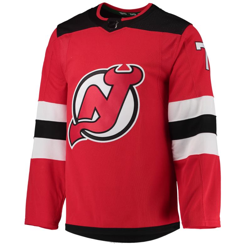 NHL Men New Jersey Devils PK Subban Adidas Red Home Primegreen Authentic Pro Player Jersey D002V1557 Clothing
