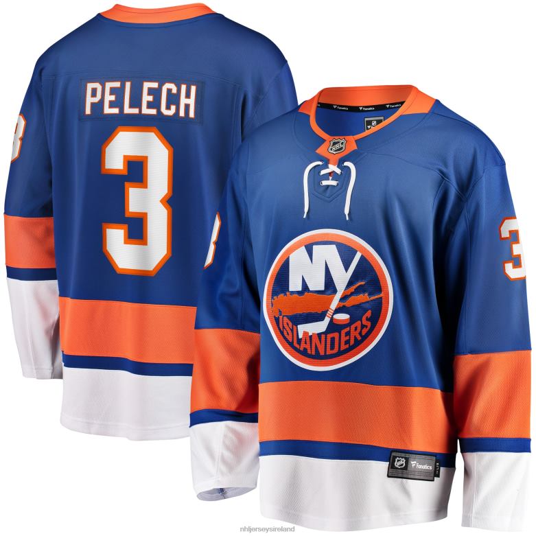 NHL Men New York Islanders Adam Pelech Fanatics Branded Royal Home Breakaway Player Jersey D002V1443 Clothing
